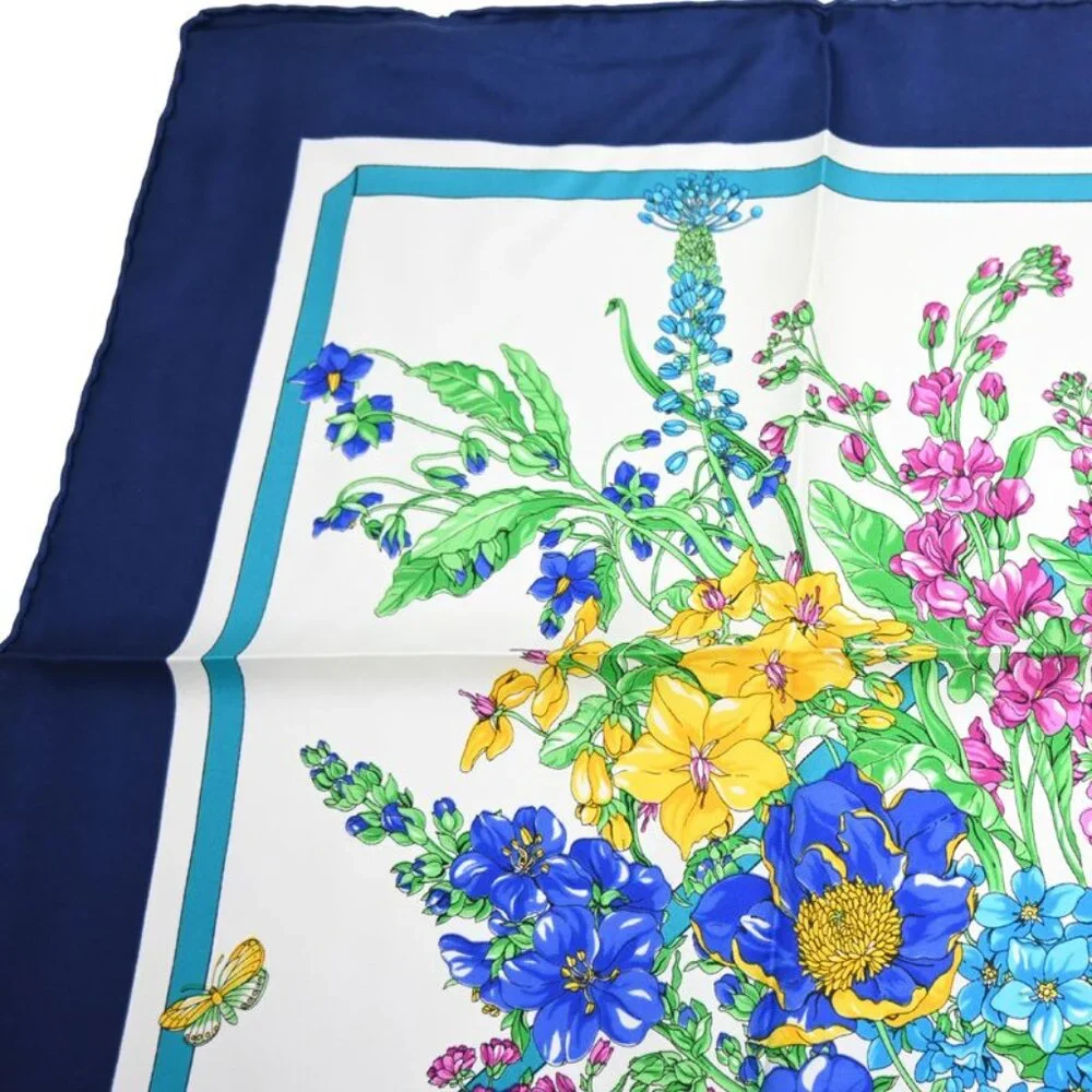 Dior Scarf Silk White